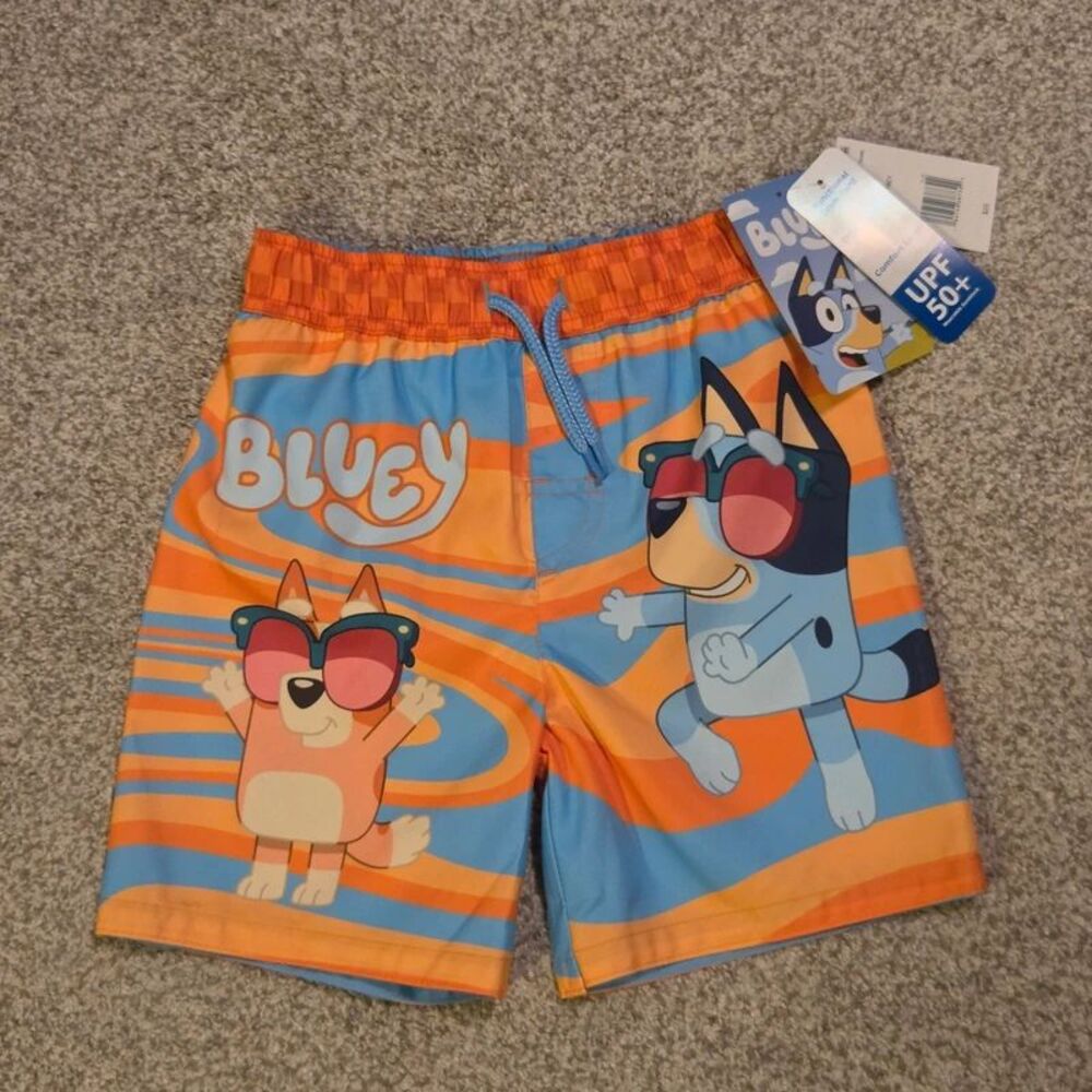Bluey Swim Trunks 4T